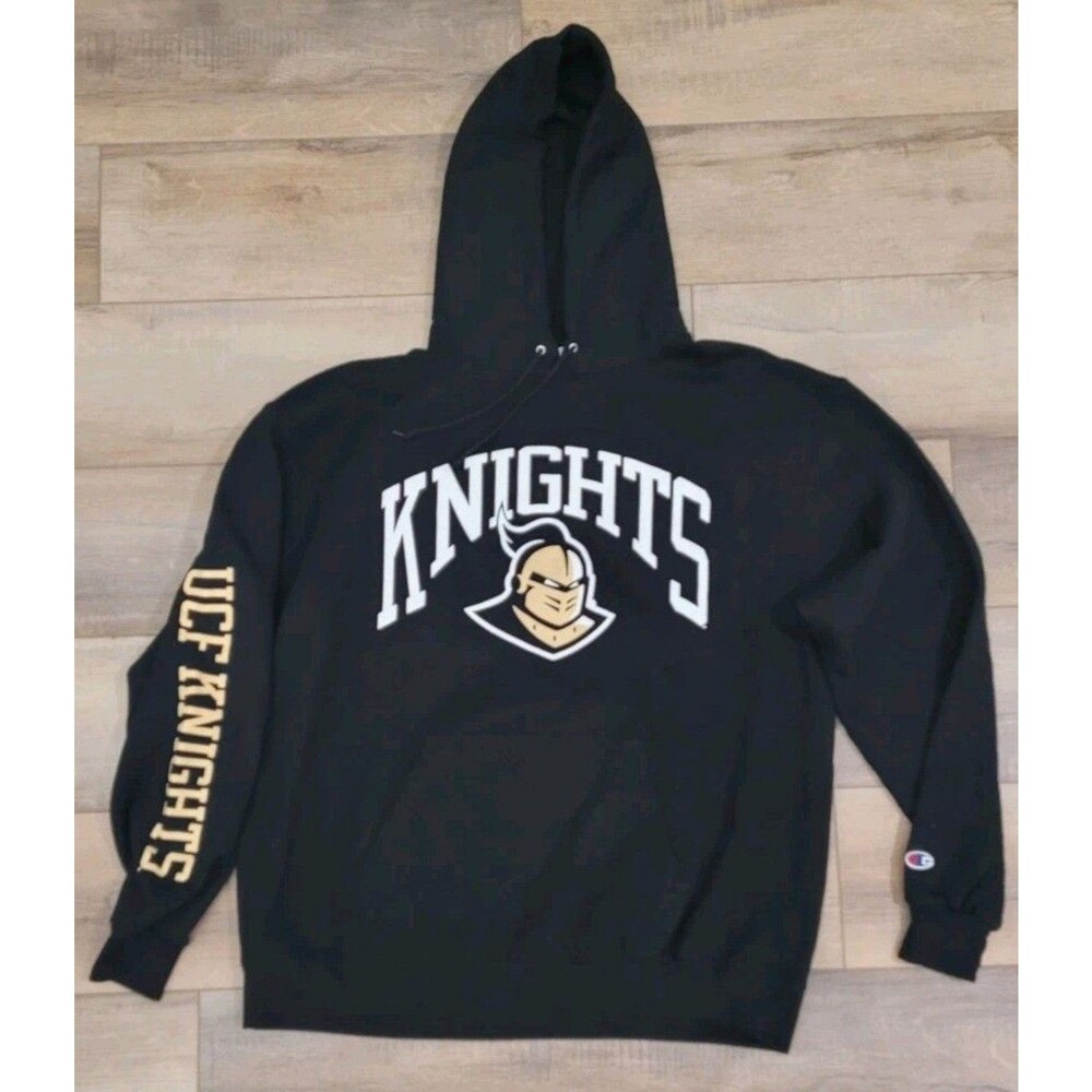 Champion UCF Knights Knightmare Hoodie XL Sweatshirt EcoFleece Front & Back Logo